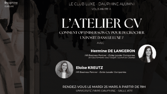 L'atelier CV