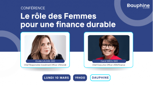 Le rôle des Femmes pour une finance durable