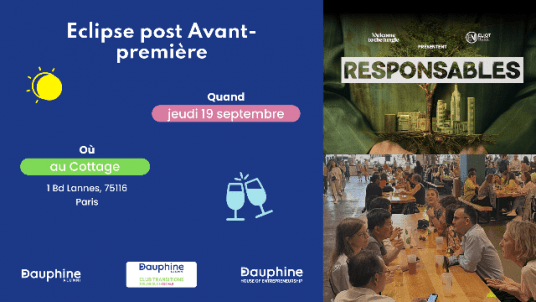 Eclipse post projection film engagé "RESPONSABLES"